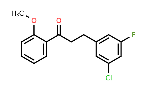 898750-13-5 | 3-(3-Chloro-5-fluorophenyl)-2'-methoxypropiophenone