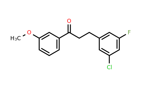 898750-16-8 | 3-(3-Chloro-5-fluorophenyl)-3'-methoxypropiophenone
