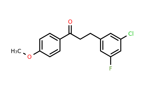 898750-19-1 | 3-(3-Chloro-5-fluorophenyl)-4'-methoxypropiophenone