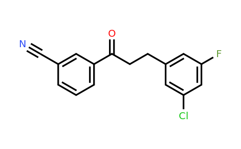 898750-25-9 | 3-(3-Chloro-5-fluorophenyl)-3'-cyanopropiophenone