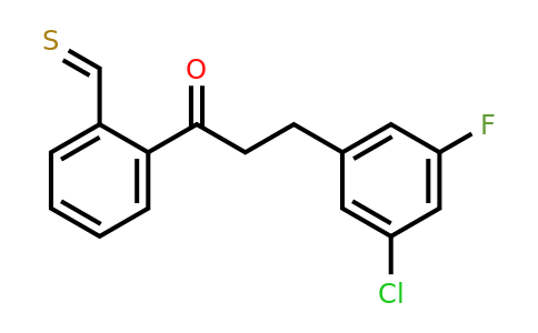 898750-40-8 | 3-(3-Chloro-5-fluorophenyl)-2'-thiomethylpropiophenone