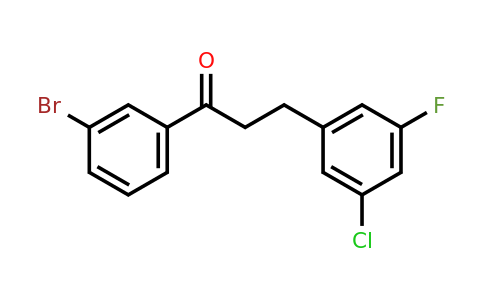 898750-46-4 | 3'-Bromo-3-(3-chloro-5-fluorophenyl)propiophenone