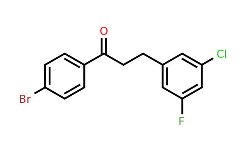 898750-49-7 | 4'-Bromo-3-(3-chloro-5-fluorophenyl)propiophenone