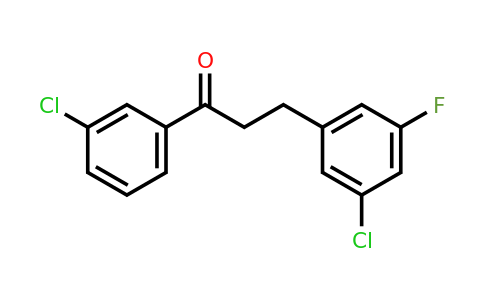 898750-52-2 | 3'-Chloro-3-(3-chloro-5-fluorophenyl)propiophenone