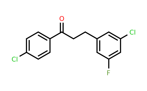 898750-55-5 | 4'-Chloro-3-(3-chloro-5-fluorophenyl)propiophenone