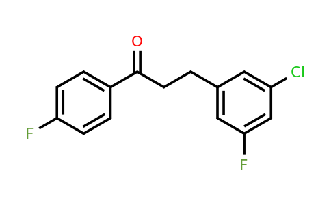 898750-61-3 | 3-(3-Chloro-5-fluorophenyl)-4'-fluoropropiophenone