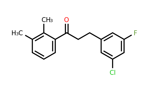 898750-64-6 | 3-(3-Chloro-5-fluorophenyl)-2',3'-dimethylpropiophenone