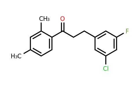 898750-67-9 | 3-(3-Chloro-5-fluorophenyl)-2',4'-dimethylpropiophenone