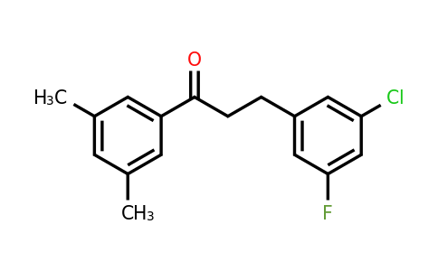 898750-79-3 | 3-(3-Chloro-5-fluorophenyl)-3',5'-dimethylpropiophenone