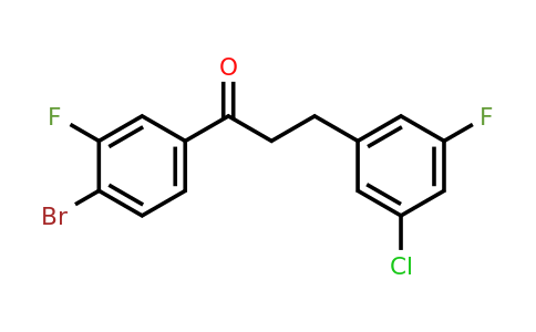 898750-82-8 | 4'-Bromo-3-(3-chloro-5-fluorophenyl)-3'-fluoropropiophenone
