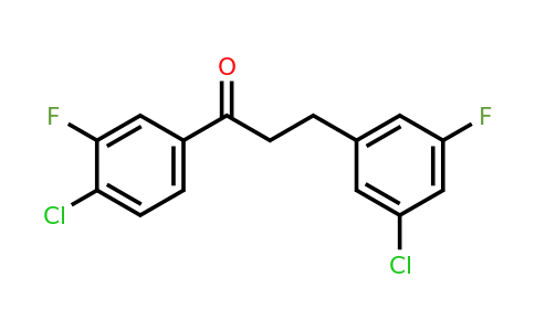 898750-85-1 | 4'-Chloro-3-(3-chloro-5-fluorophenyl)-3'-fluoropropiophenone