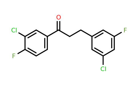 898750-88-4 | 3'-Chloro-3-(3-chloro-5-fluorophenyl)-4'-fluoropropiophenone