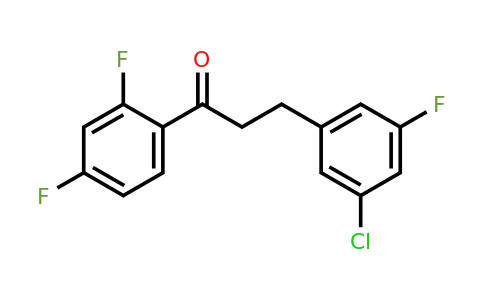 898751-44-5 | 3-(3-Chloro-5-fluorophenyl)-2',4'-difluoropropiophenone