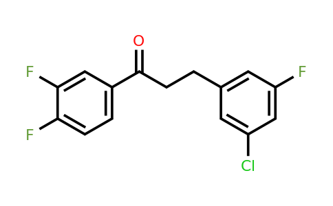 898751-48-9 | 3-(3-Chloro-5-fluorophenyl)-3',4'-difluoropropiophenone