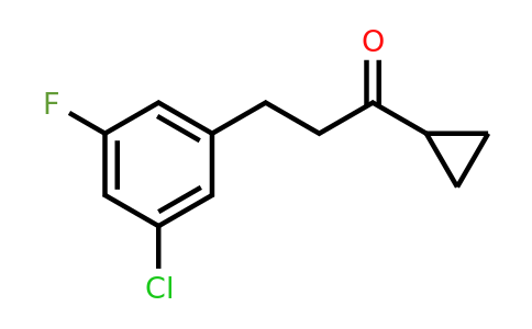 898751-64-9 | 2-(3-Chloro-5-fluorophenyl)ethyl cyclopropyl ketone
