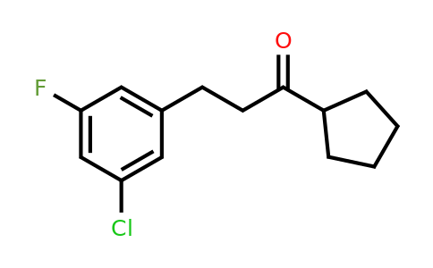 898751-70-7 | 2-(3-Chloro-5-fluorophenyl)ethyl cyclopentyl ketone