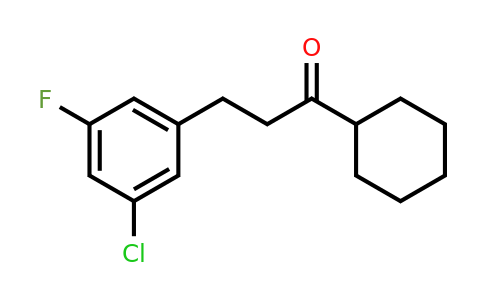898751-73-0 | 2-(3-Chloro-5-fluorophenyl)ethyl cyclohexyl ketone
