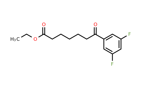 898752-43-7 | Ethyl 7-(3,5-difluorophenyl)-7-oxoheptanoate