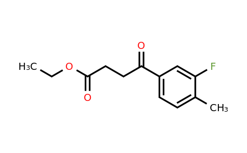 898752-55-1 | Ethyl 4-(3-fluoro-4-methylphenyl)-4-oxobutyrate