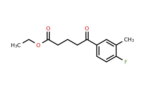 898752-64-2 | Ethyl 5-(4-fluoro-3-methylphenyl)-5-oxovalerate