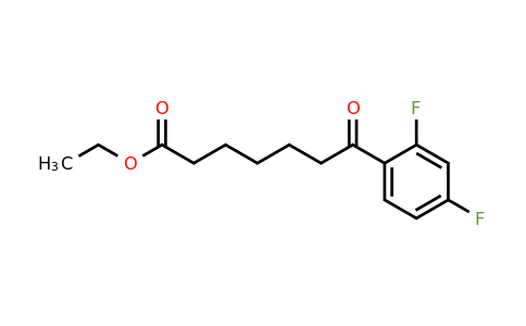 898753-10-1 | Ethyl 7-(2,4-difluorophenyl)-7-oxoheptanoate