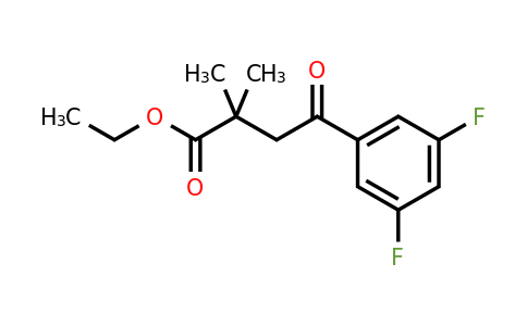 898753-62-3 | Ethyl 4-(3,5-difluorophenyl)-2,2-dimethyl-4-oxobutyrate