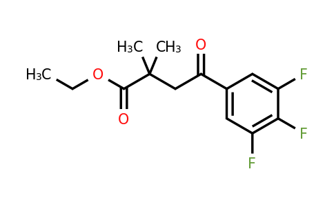 898753-68-9 | Ethyl 2,2-dimethyl-4-oxo-4-(3,4,5-trifluorophenyl)butyrate