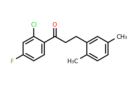 898753-90-7 | 2'-Chloro-3-(2,5-dimethylphenyl)-4'-fluoropropiophenone