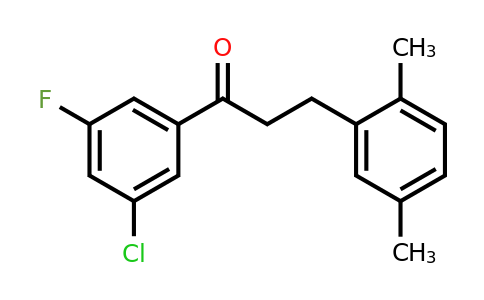 898753-92-9 | 3'-Chloro-3-(2,5-dimethylphenyl)-5'-fluoropropiophenone