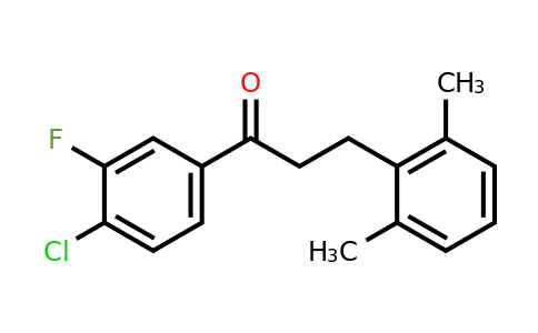 898754-96-6 | 4'-Chloro-3-(2,6-dimethylphenyl)-3'-fluoropropiophenone