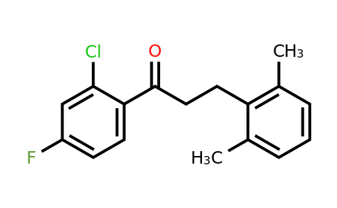 898755-12-9 | 2'-Chloro-3-(2,6-dimethylphenyl)-4'-fluoropropiophenone