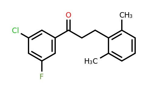 898755-14-1 | 3'-Chloro-3-(2,6-dimethylphenyl)-5'-fluoropropiophenone