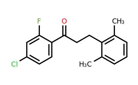 898755-16-3 | 4'-Chloro-3-(2,6-dimethylphenyl)-2'-fluoropropiophenone