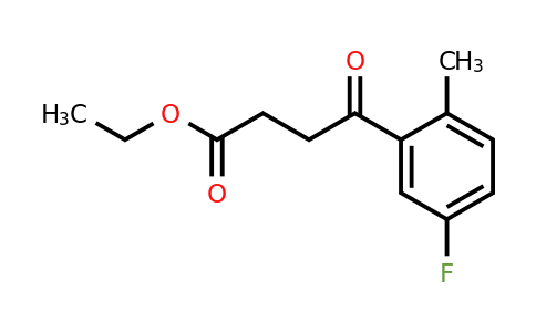 898758-99-1 | Ethyl 4-(2-methyl-5-fluorophenyl)-4-oxobutyrate
