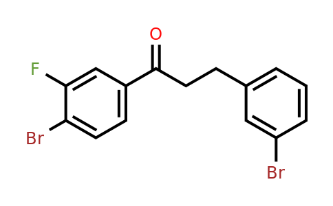 898760-36-6 | 1-(4-Bromo-3-fluorophenyl)-3-(3-bromophenyl)propan-1-one