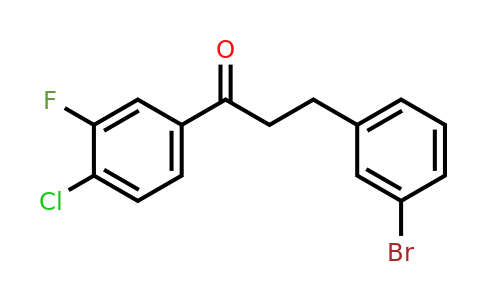 898760-39-9 | 3-(3-Bromophenyl)-1-(4-chloro-3-fluorophenyl)propan-1-one