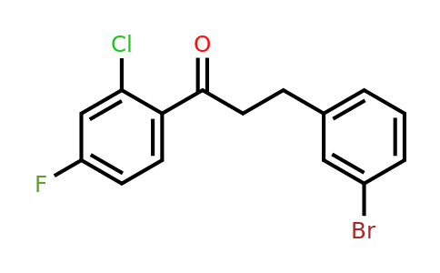 898760-61-7 | 3-(3-Bromophenyl)-1-(2-chloro-4-fluorophenyl)propan-1-one