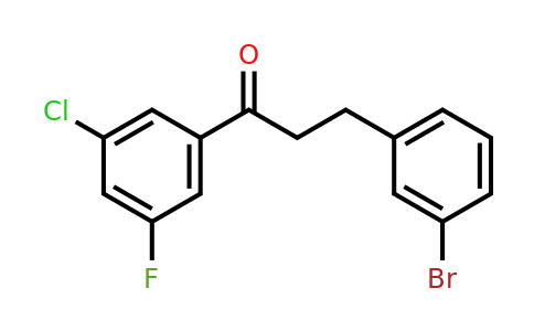 898760-63-9 | 3-(3-Bromophenyl)-1-(3-chloro-5-fluorophenyl)propan-1-one