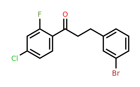898760-65-1 | 3-(3-Bromophenyl)-1-(4-chloro-2-fluorophenyl)propan-1-one