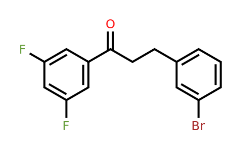 898760-81-1 | 3-(3-Bromophenyl)-1-(3,5-difluorophenyl)propan-1-one