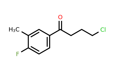 898761-04-1 | 4-Chloro-1-(4-fluoro-3-methylphenyl)-1-oxobutane