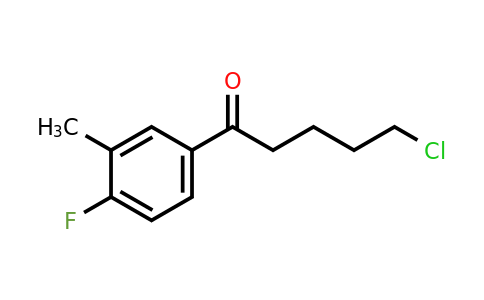 898761-06-3 | 5-Chloro-1-(4-fluoro-3-methylphenyl)-1-oxopentane
