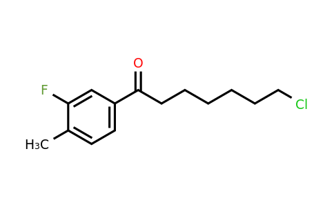 898761-33-6 | 7-Chloro-1-(3-fluoro-4-methylphenyl)-1-oxoheptane