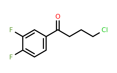 898761-48-3 | 4-Chloro-1-(3,4-difluorophenyl)-1-oxobutane