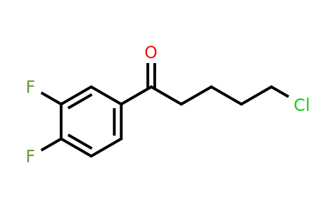 898761-51-8 | 5-Chloro-1-(3,4-difluorophenyl)-1-oxopentane