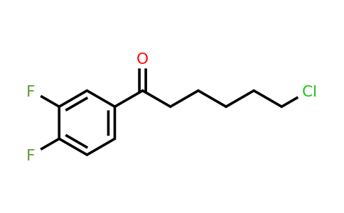 898761-54-1 | 6-Chloro-1-(3,4-difluorophenyl)-1-oxohexane