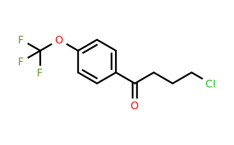 898761-60-9 | 4-Chloro-1-oxo-1-(4-trifluoromethoxyphenyl)butane