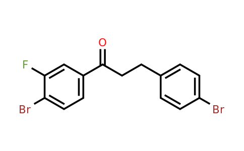 898761-61-0 | 1-(4-Bromo-3-fluorophenyl)-3-(4-bromophenyl)propan-1-one