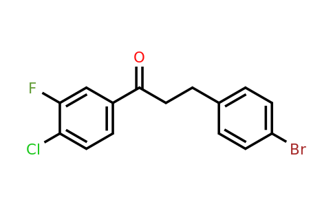 898761-64-3 | 3-(4-Bromophenyl)-1-(4-chloro-3-fluorophenyl)propan-1-one