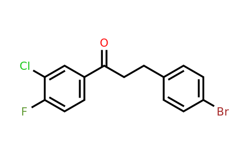898761-66-5 | 3-(4-Bromophenyl)-1-(3-chloro-4-fluorophenyl)propan-1-one
